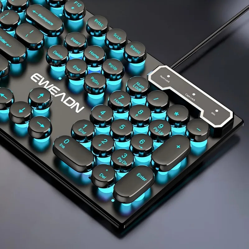 Mouse Gaming Retro - Set Tastiera e Mouse Stile Retrò