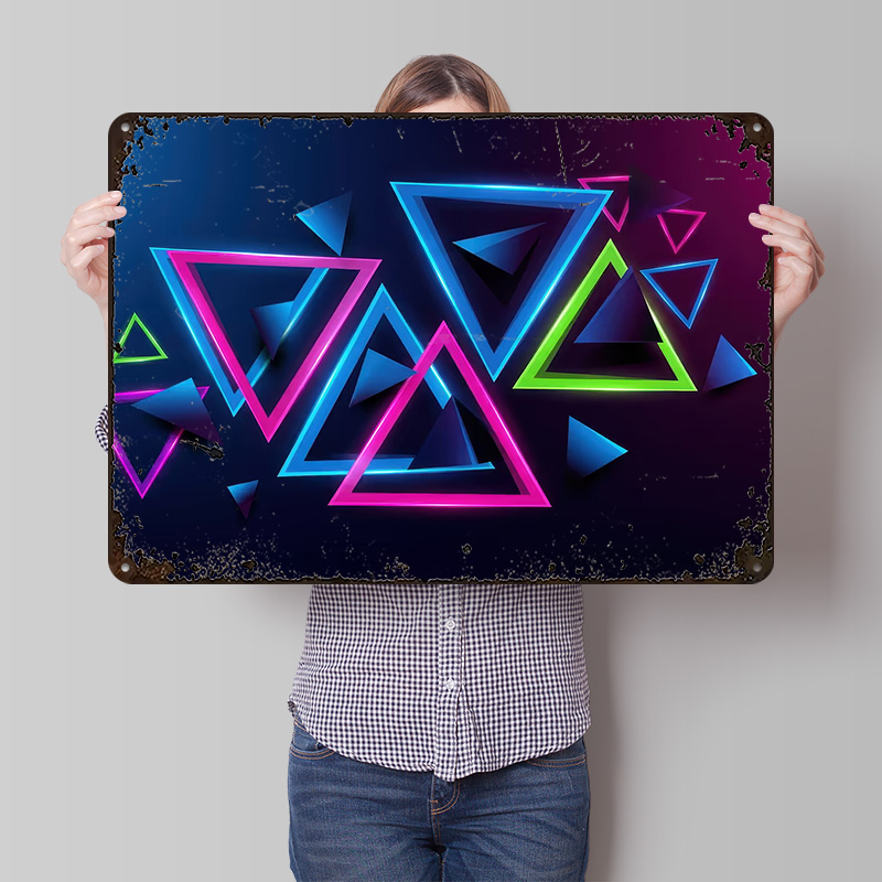 Background Retro Gaming - Poster Stampato con Sfondo Astratto di
