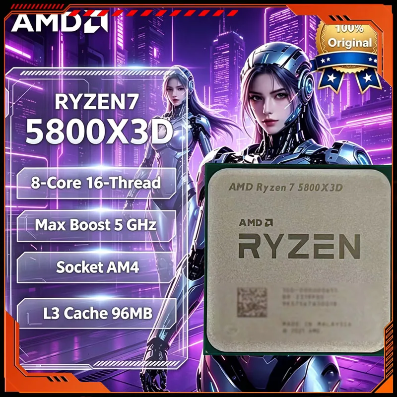 Amd Cpu Ryzen 7 - Processore Desktop AMD Ryzen 7 5800X3D