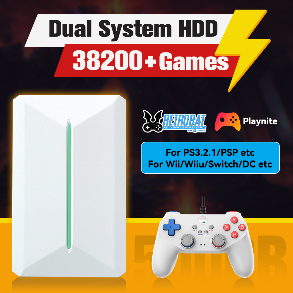 Retro Gaming App - Retrobat&Playnite System HDD Console di gioco