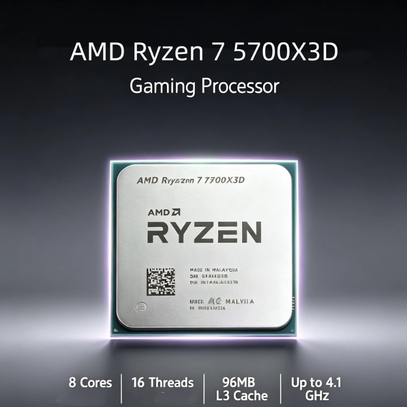 Nuovo AMD Ryzen 7 5700X3D R7 5 - Amd Cpu Ryzen 7 recensione e prezzo