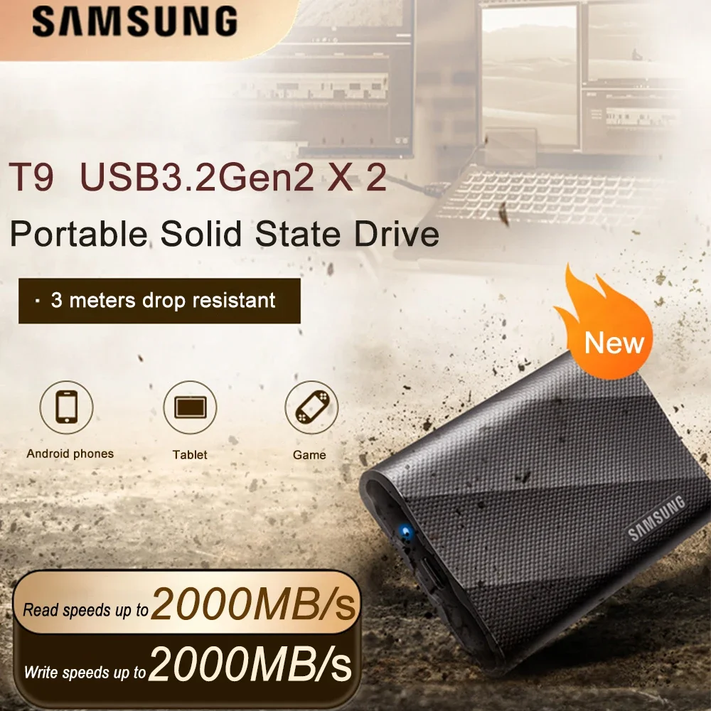 SAMSUNG T9 SSD portatile da 4  - Samsung Ssd Evo 870 recensione e prezzo