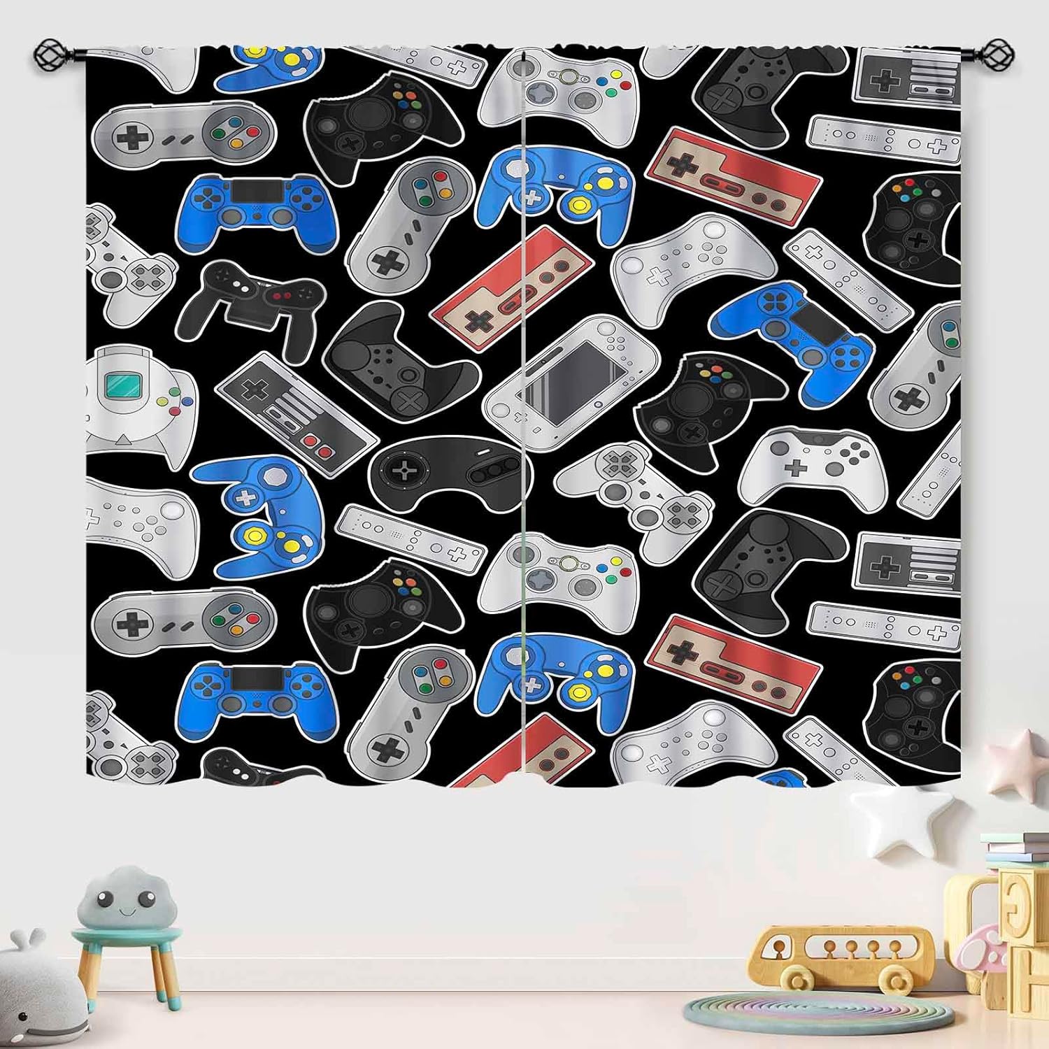 Tende con Motivo Controller Re - Background Retro Gaming recensione e prezzo