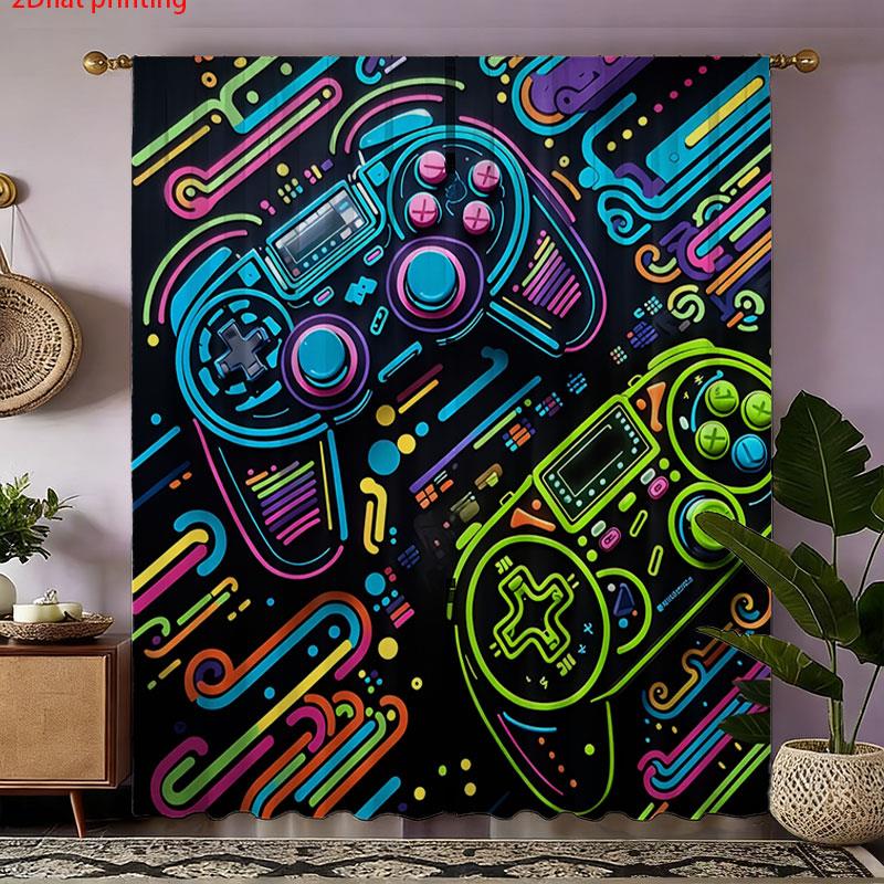 2 Tende da Gaming Stile Neon R - Background Retro Gaming recensione e prezzo