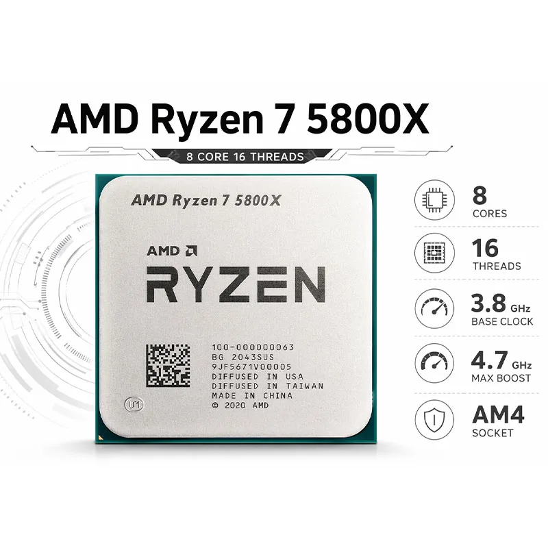 AMD Ryzen 7 5800X Sbloccato pe - Amd Cpu Ryzen 7 recensione e prezzo